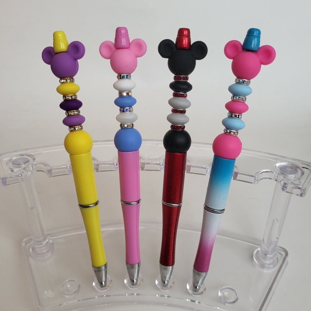 Beaded Pen Disney Mickey Mouse Minnie Mouse Ears